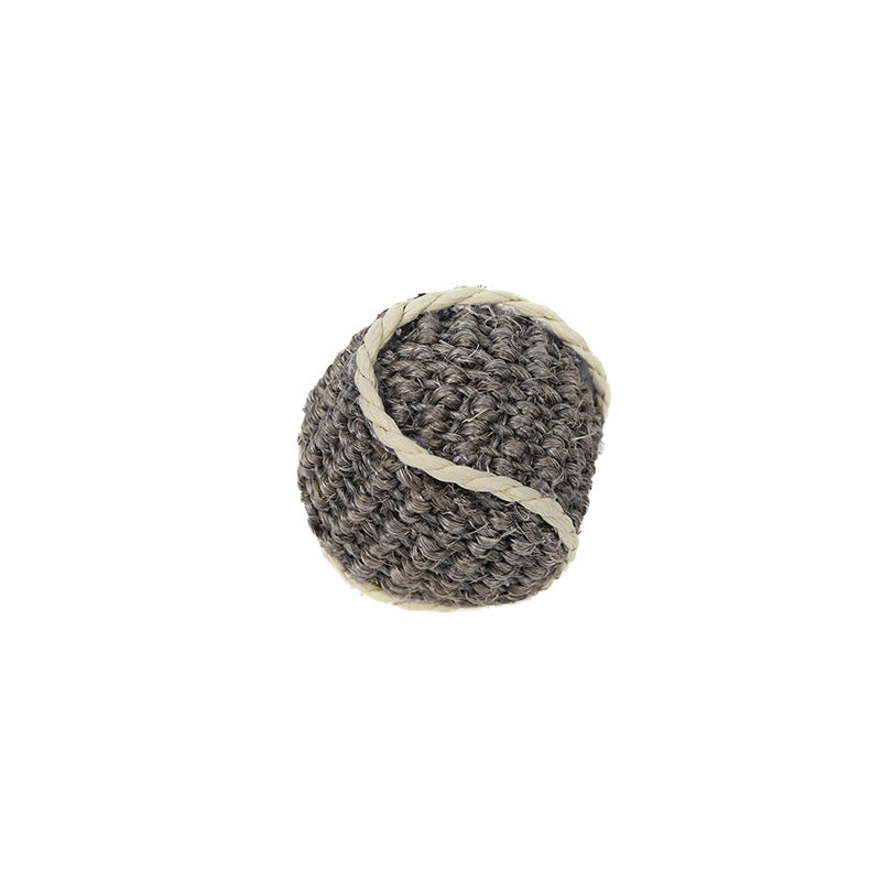 Balles en Sisal Naturel pour Chat - Jouet Anti-Griffes