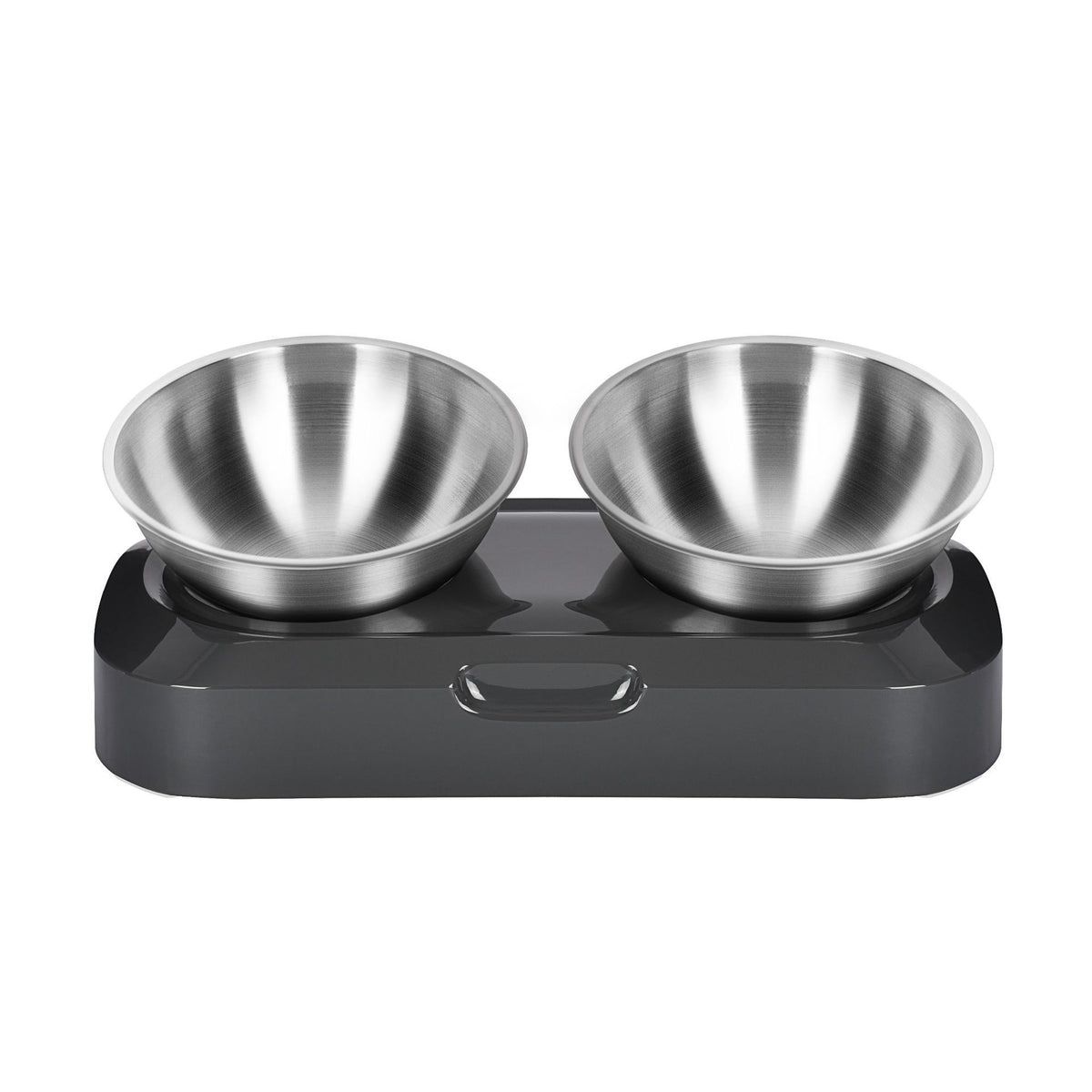 Double Gamelle Inox Surélevée pour Chat et Chien
