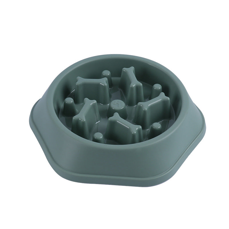 Gamelle Anti-Glouton pour Chien - Forme Os