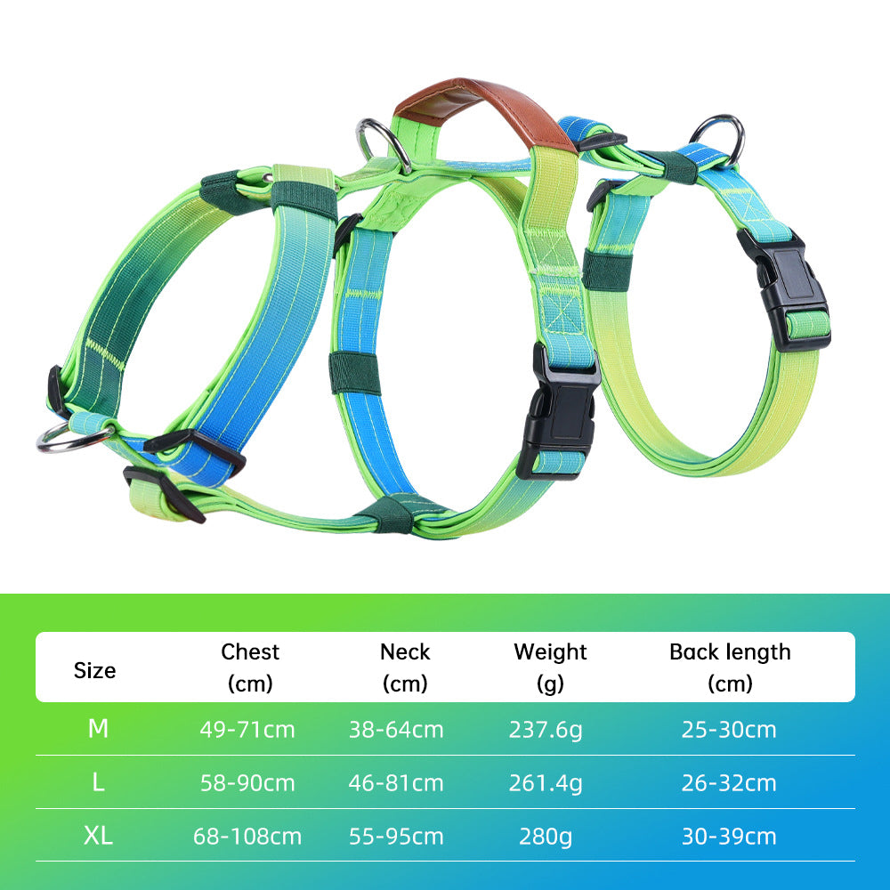 Harnais Tactique Anti-Traction pour Grand Chien — Confort et Sécurité"