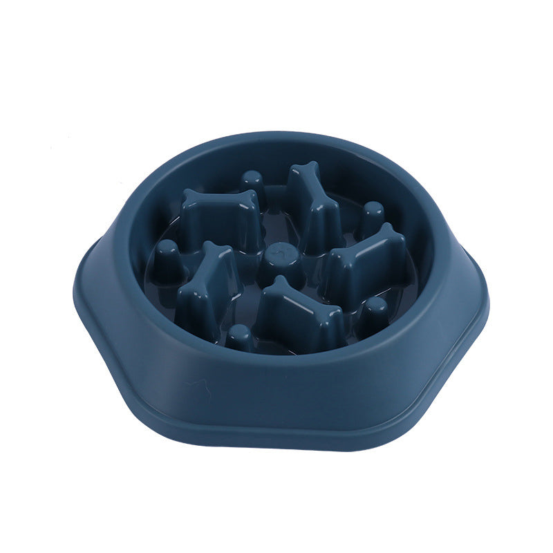 Gamelle Anti-Glouton pour Chien - Forme Os