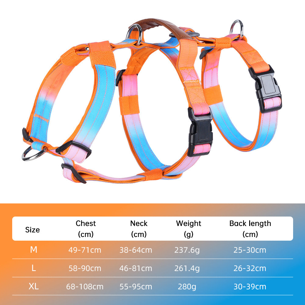 Harnais Tactique Anti-Traction pour Grand Chien — Confort et Sécurité"