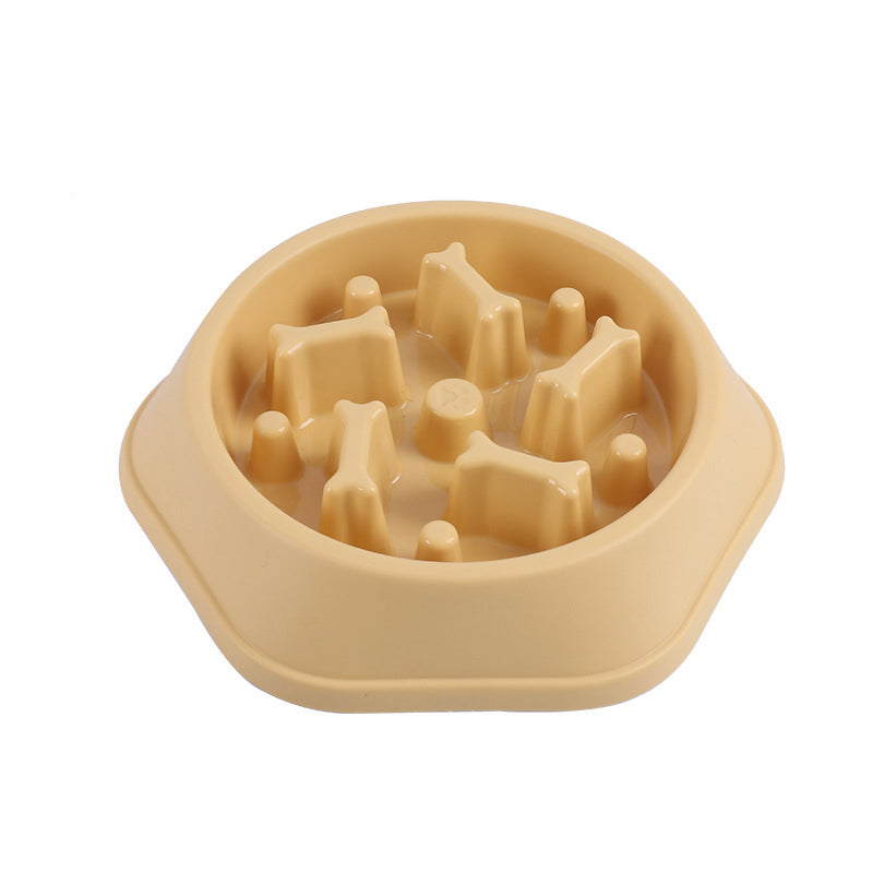 Gamelle Anti-Glouton pour Chien - Forme Os