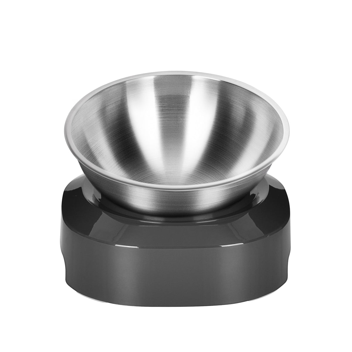 Double Gamelle Inox Surélevée pour Chat et Chien