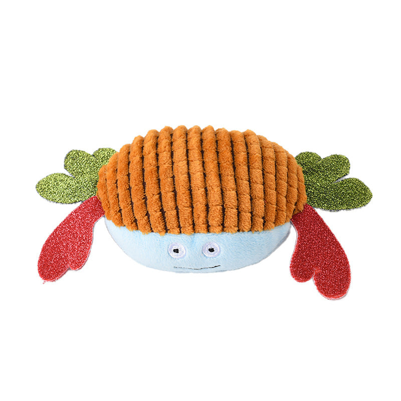Jouet Molaire Peluche Couineur pour Chien - Anti-Morsure