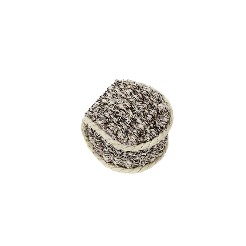 Balles en Sisal Naturel pour Chat - Jouet Anti-Griffes