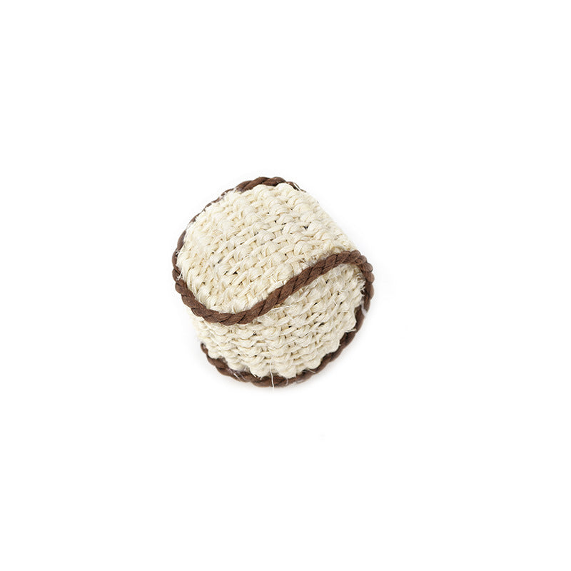 Balles en Sisal Naturel pour Chat - Jouet Anti-Griffes